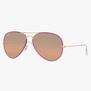 Ray-Ban Rb3025jm Classic Full Color Metal Aviator Sunglasses